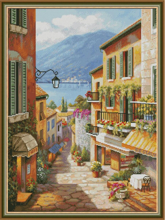 Counted Cross Stitch Kit South town DIY Olanta