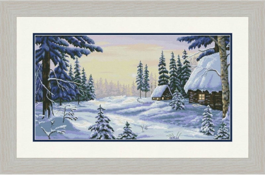 Counted Cross Stitch Kit Winter DIY Olanta