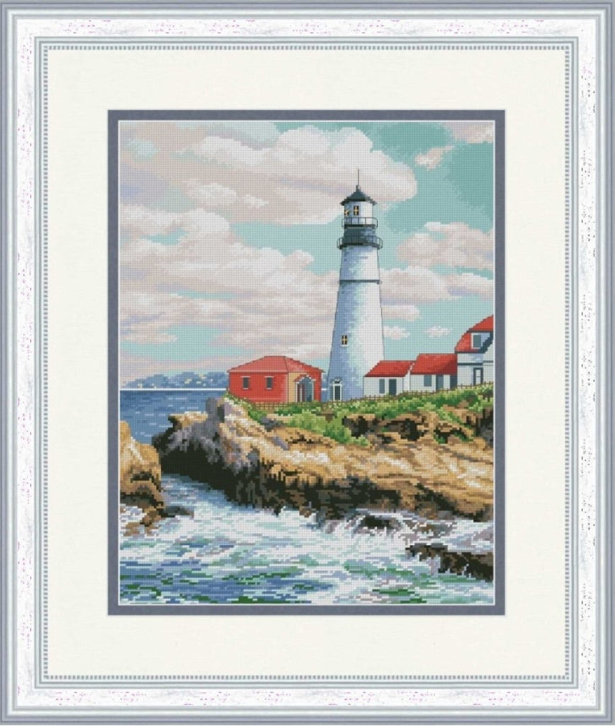 Counted Cross Stitch Kit Lighthouse DIY Olanta