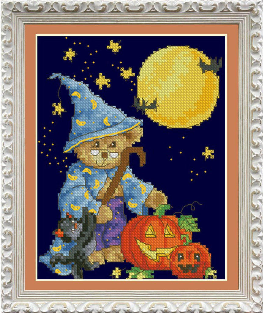 Kreuzstichset Halloween DIY Olanta
