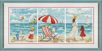 Counted Cross Stitch Kit "Seaside Relaxation" DIY by Olanta
