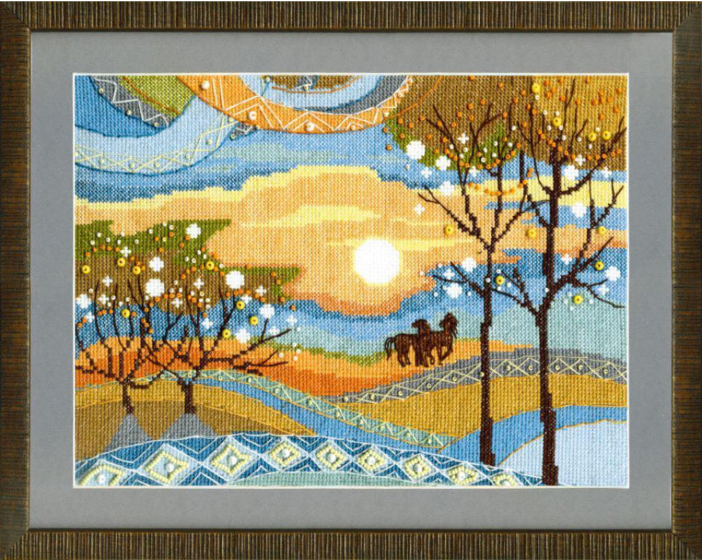 Counted Cross Stitch Kit Wonderful evening DIY