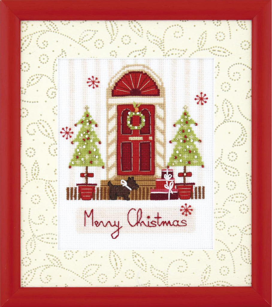 Counted Cross Stitch Kit Merry Christmas DIY Crystal Art