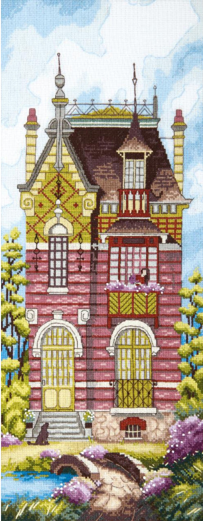 Counted Cross Stitch Kit Dream house DIY