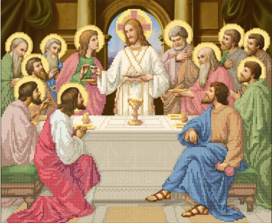Perlenstickerei-Set Letztes Abendmahl DIY