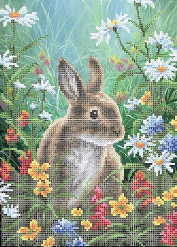 Perlenstickerei-Set Kaninchen DIY