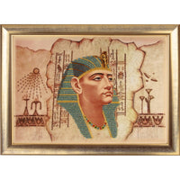 Bead embroidery kit Pharaoh DIY Beadwork Beading Bead stitching - DIY-craftkits