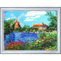 Bead embroidery kit Old mill DIY - DIY-craftkits