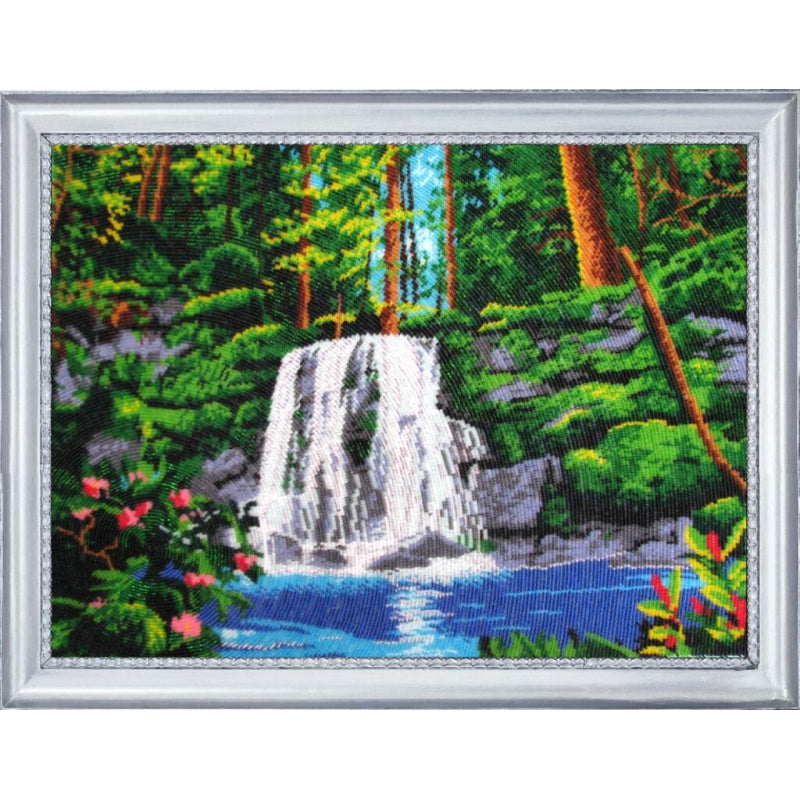 Bead embroidery kit Waterfall DIY - DIY-craftkits