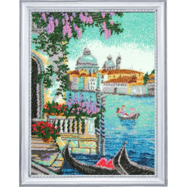 Bead embroidery kit Morning in Venice DIY - DIY-craftkits
