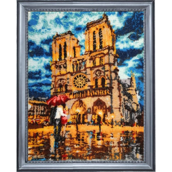 Bead embroidery kit Notre Dame DIY - DIY-craftkits