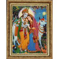 Bead embroidery kit Krishna DIY Beadwork Beading Bead stitching - DIY-craftkits