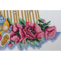 Counted Cross stitch kit Doll DIY Unprinted canvas - DIY-craftkits