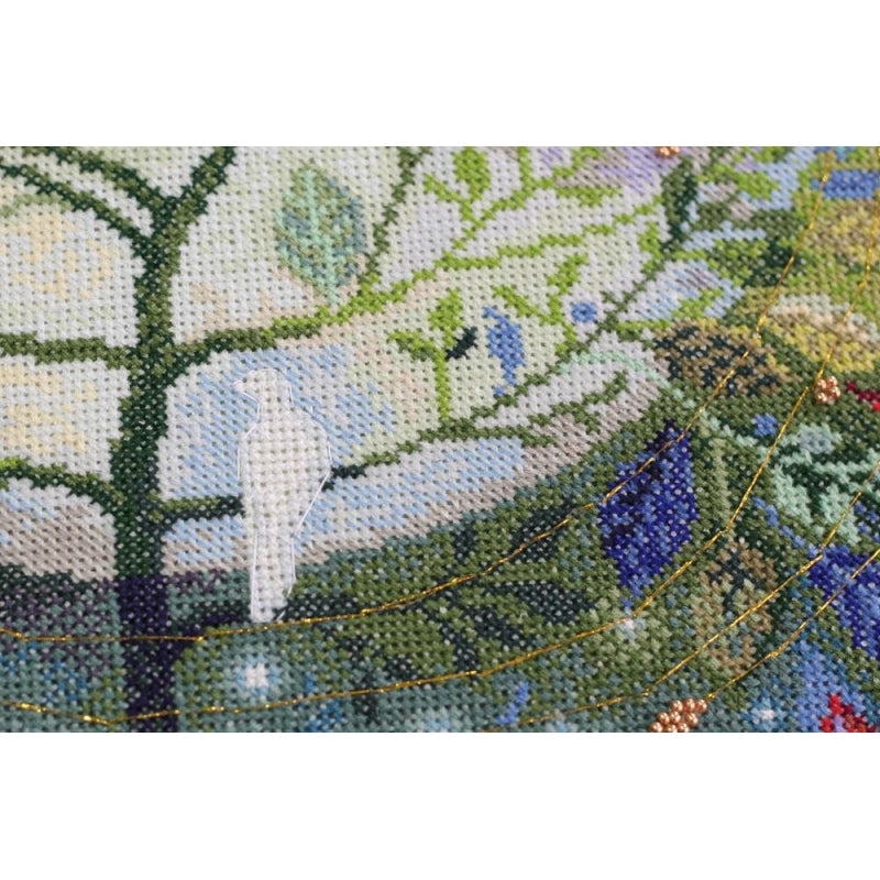 Counted Cross stitch kit World tree DIY Unprinted canvas - DIY-craftkits