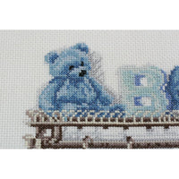 Counted Cross stitch kit Baby Boy DIY Unprinted canvas - DIY-craftkits