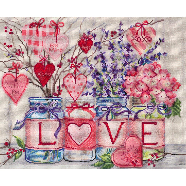 Counted Cross stitch kit Gently DIY Unprinted canvas - DIY-craftkits