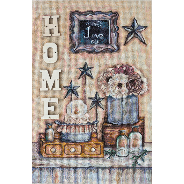 Counted Cross stitch kit Home DIY Unprinted canvas - DIY-craftkits