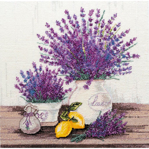 Counted Cross stitch kit Provence scent DIY Unprinted canvas - DIY-craftkits