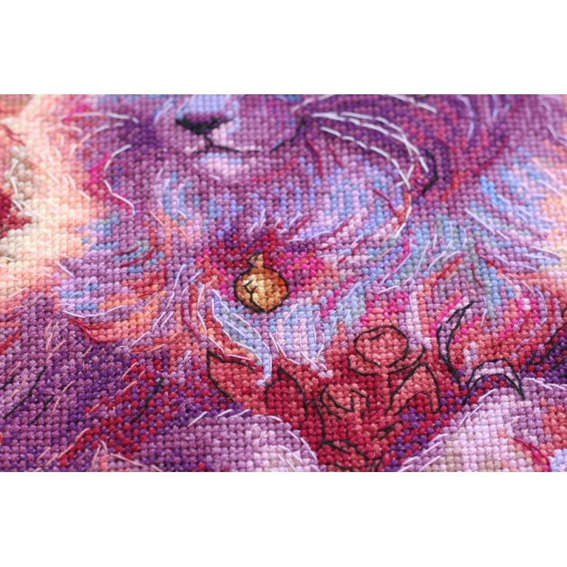 Counted Cross stitch kit Cat DIY Unprinted canvas - DIY-craftkits