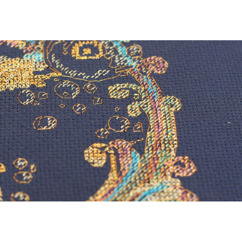 Counted Cross stitch kit Gold fish DIY Unprinted canvas - DIY-craftkits