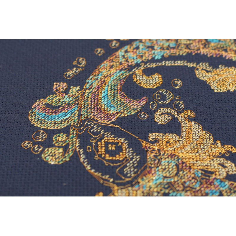 Counted Cross stitch kit Gold fish DIY Unprinted canvas - DIY-craftkits