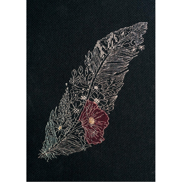 Counted Cross stitch kit Flower wind DIY Unprinted canvas - DIY-craftkits