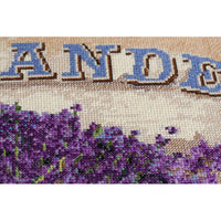 Counted Cross stitch kit Melody of Provence DIY Unprinted canvas - DIY-craftkits