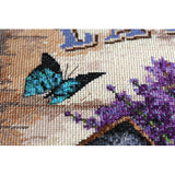 Counted Cross stitch kit Melody of Provence DIY Unprinted canvas - DIY-craftkits