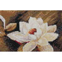 Counted Cross stitch kit Flowers DIY Unprinted canvas - DIY-craftkits