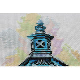 Counted Cross stitch kit Lantern DIY Unprinted canvas - DIY-craftkits