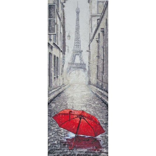 Counted Cross stitch kit Paints of Paris DIY Unprinted canvas - DIY-craftkits