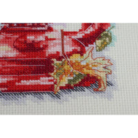 Counted Cross stitch kit Heat of October DIY Unprinted canvas - DIY-craftkits