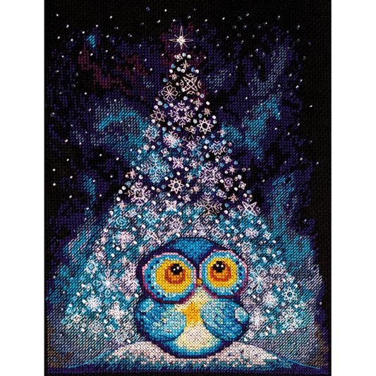 Counted Cross stitch kit Christmas tree DIY Unprinted canvas - DIY-craftkits