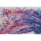 Counted Cross stitch kit Rainbow fish DIY Unprinted canvas - DIY-craftkits