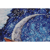 Counted Cross stitch kit Above the clouds DIY Unprinted canvas - DIY-craftkits