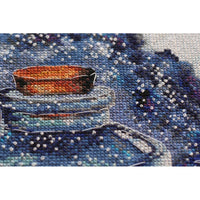 Counted Cross stitch kit Moon for lovers DIY Unprinted canvas - DIY-craftkits