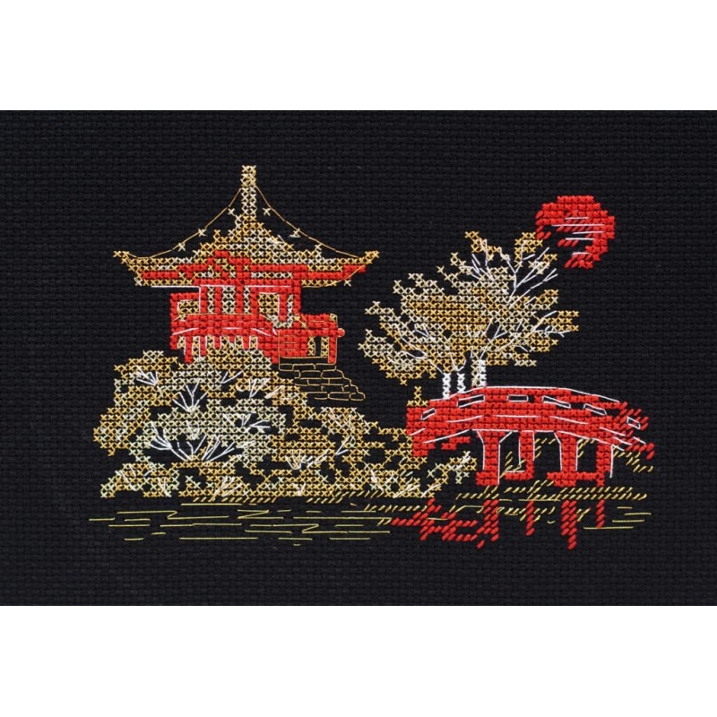 Counted Cross stitch kit Japan DIY Unprinted canvas - DIY-craftkits