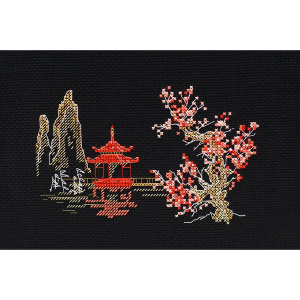 Counted Cross stitch kit Japan DIY Unprinted canvas - DIY-craftkits