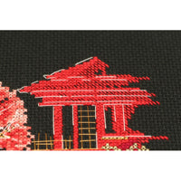 Counted Cross stitch kit Japan DIY Unprinted canvas - DIY-craftkits