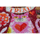 Counted Cross stitch kit Cat DIY Unprinted canvas - DIY-craftkits