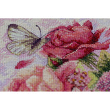 Counted Cross stitch kit Pink Aurora DIY Unprinted canvas - DIY-craftkits