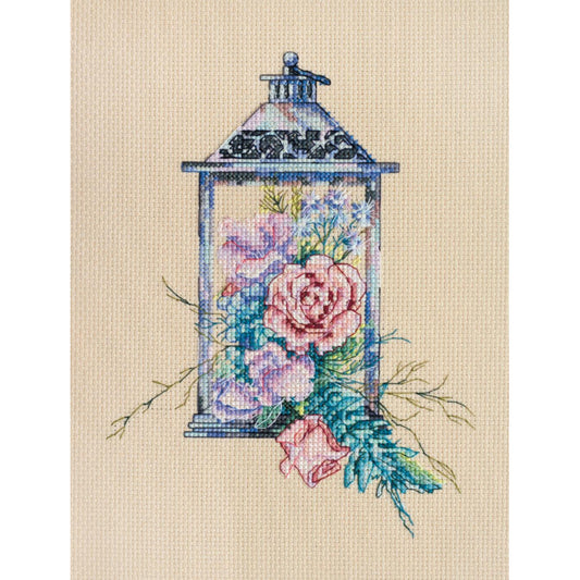 Counted Cross stitch kit Gentle light DIY Unprinted canvas - DIY-craftkits