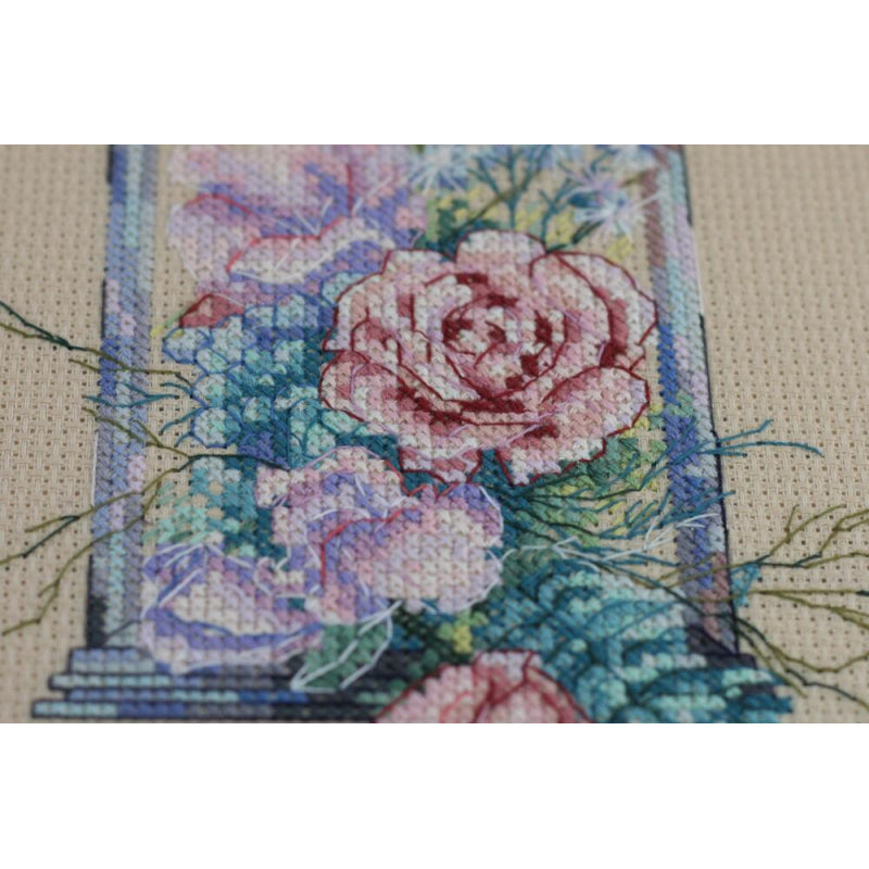 Counted Cross stitch kit Gentle light DIY Unprinted canvas - DIY-craftkits