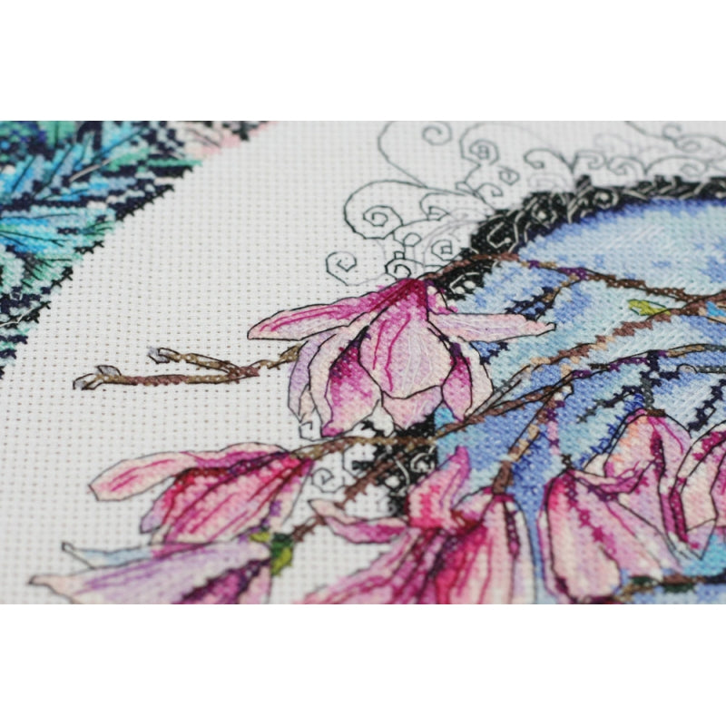 Counted Cross stitch kit Spring lace DIY Unprinted canvas - DIY-craftkits