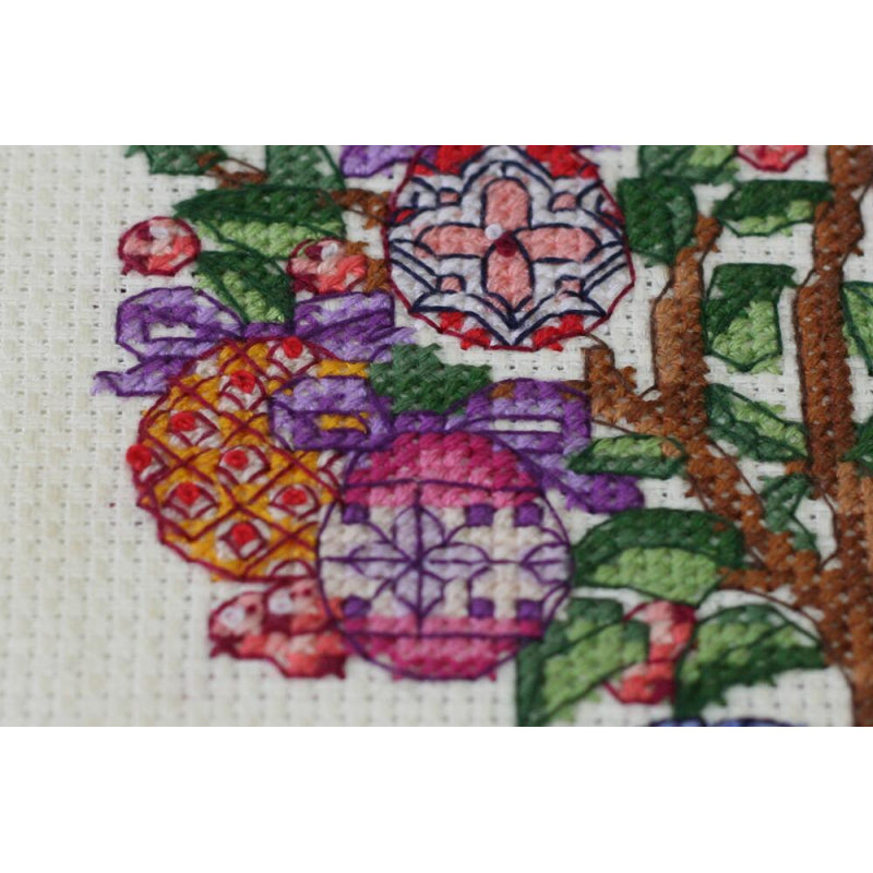 Counted Cross stitch kit Easter tree DIY Unprinted canvas - DIY-craftkits