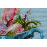 Counted Cross stitch kit Easter bunny DIY Unprinted canvas - DIY-craftkits