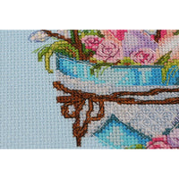 Counted Cross stitch kit Easter bunny DIY Unprinted canvas - DIY-craftkits