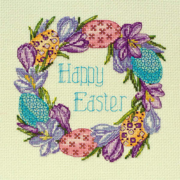 Counted Cross stitch kit Easter DIY Unprinted canvas - DIY-craftkits