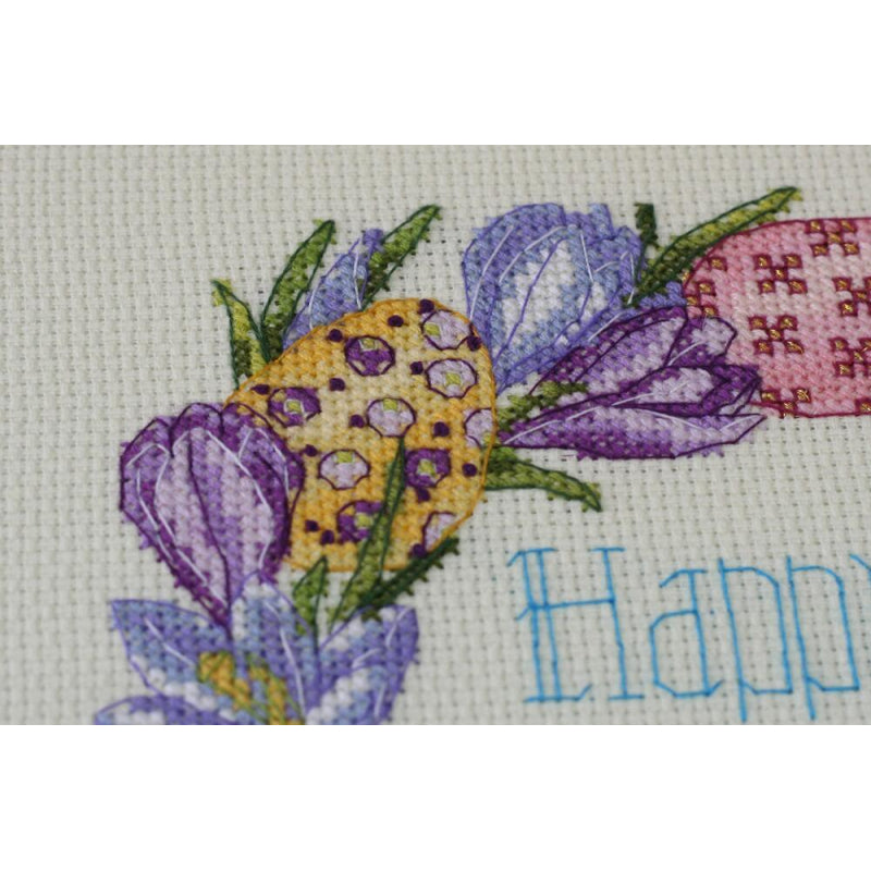 Counted Cross stitch kit Easter DIY Unprinted canvas - DIY-craftkits