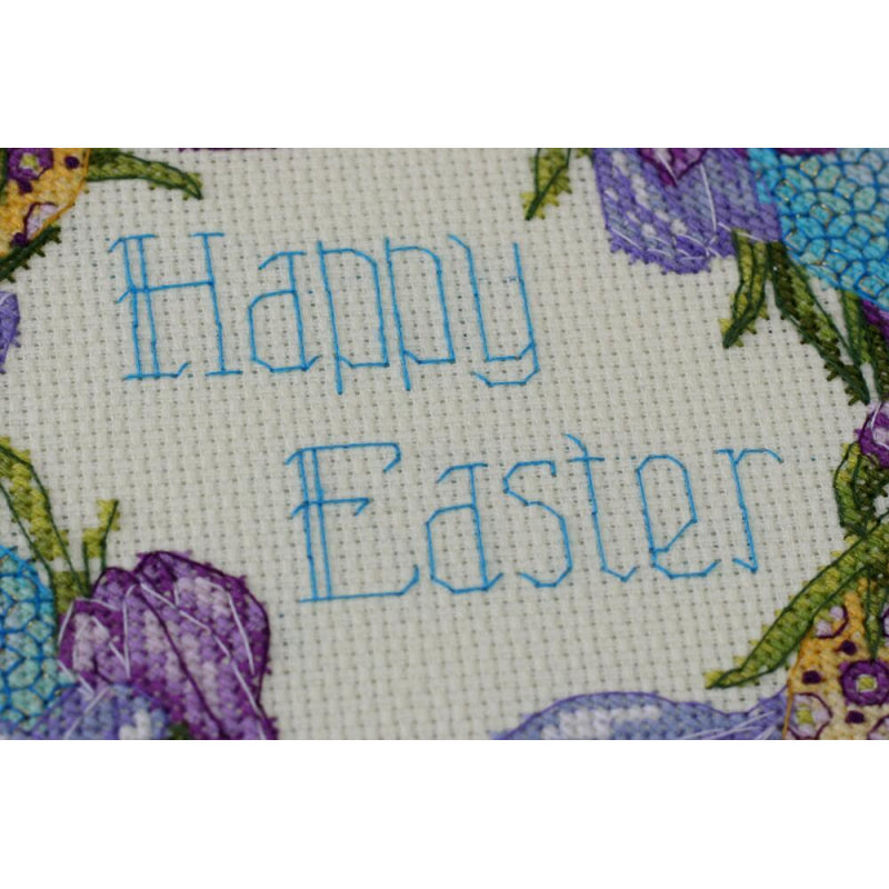 Counted Cross stitch kit Easter DIY Unprinted canvas - DIY-craftkits